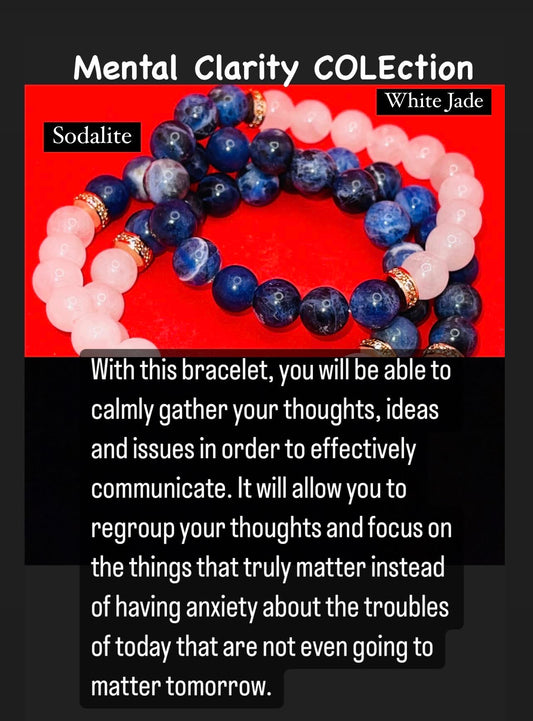 Sodalite and White Jade