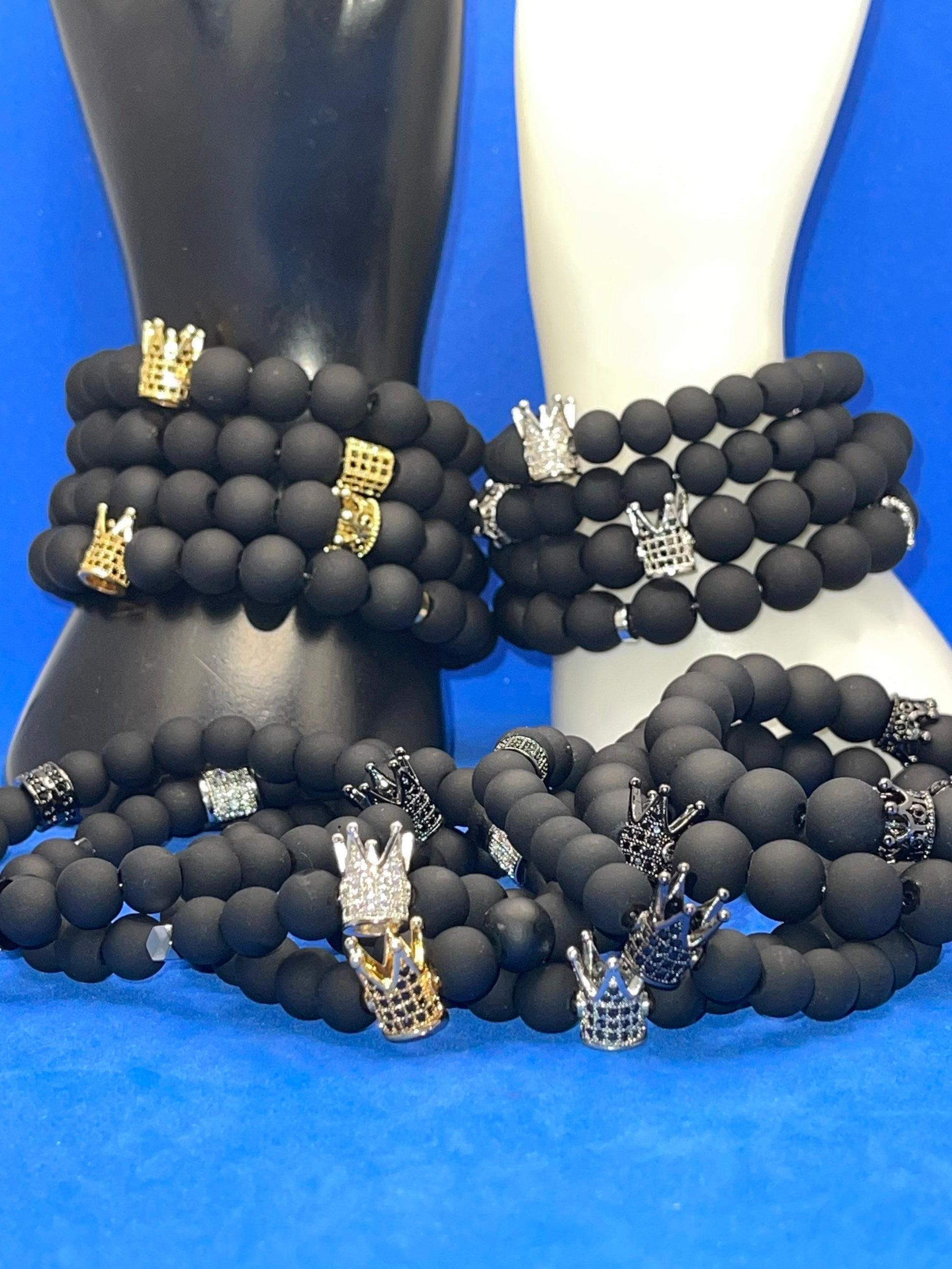 Matte Black Men’s Bracelets