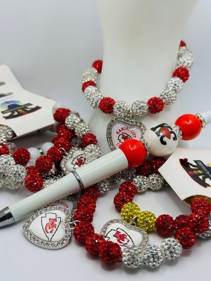 Super Bowl Glam: Football Team Bracelets for Die Hard Fans