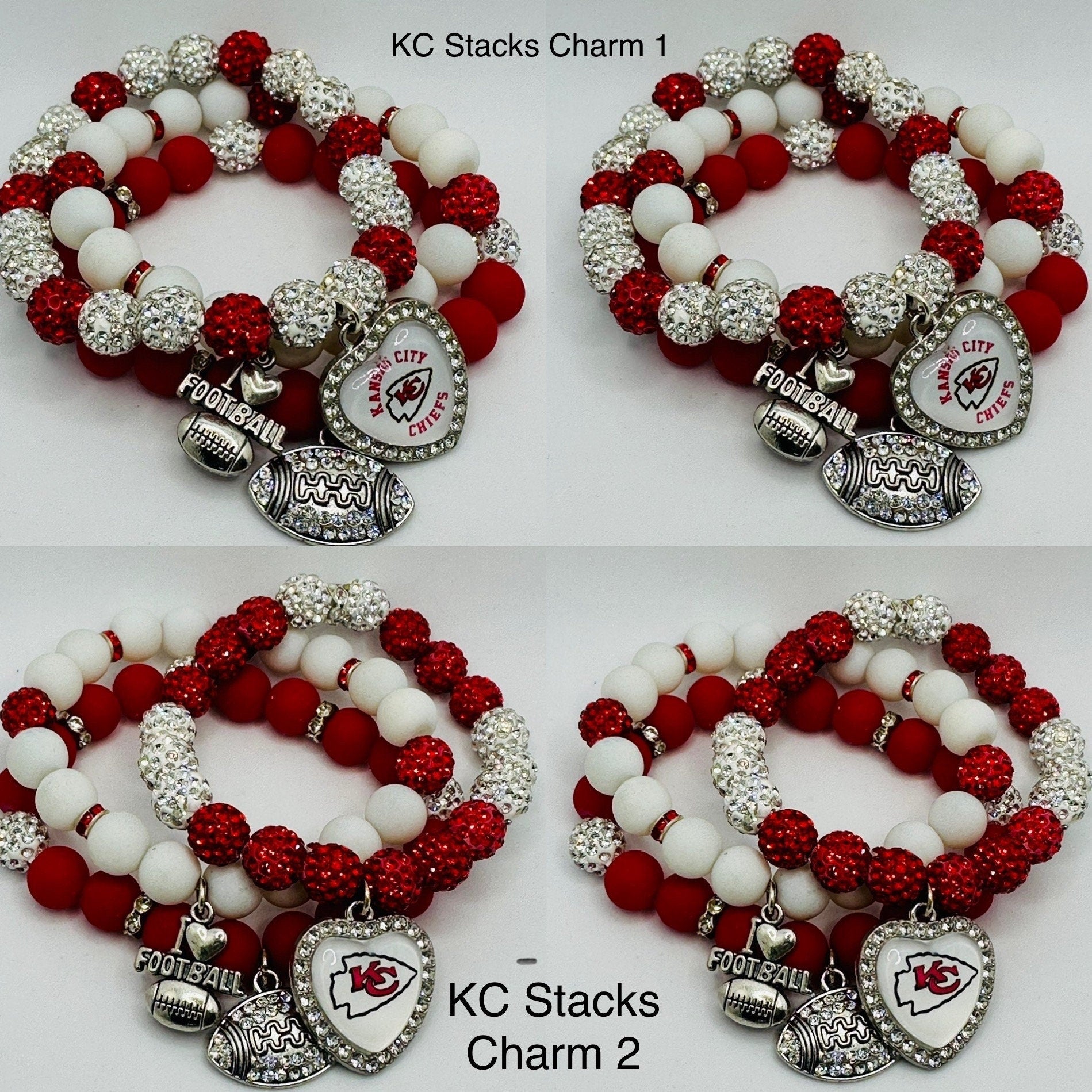 Super Bowl Glam: Football Team Bracelets for Die Hard Fans