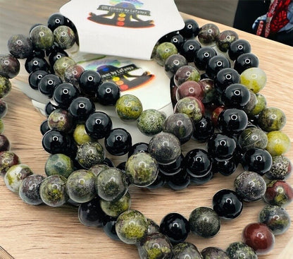 Dragon Blood Jasper and Black Onyx Set