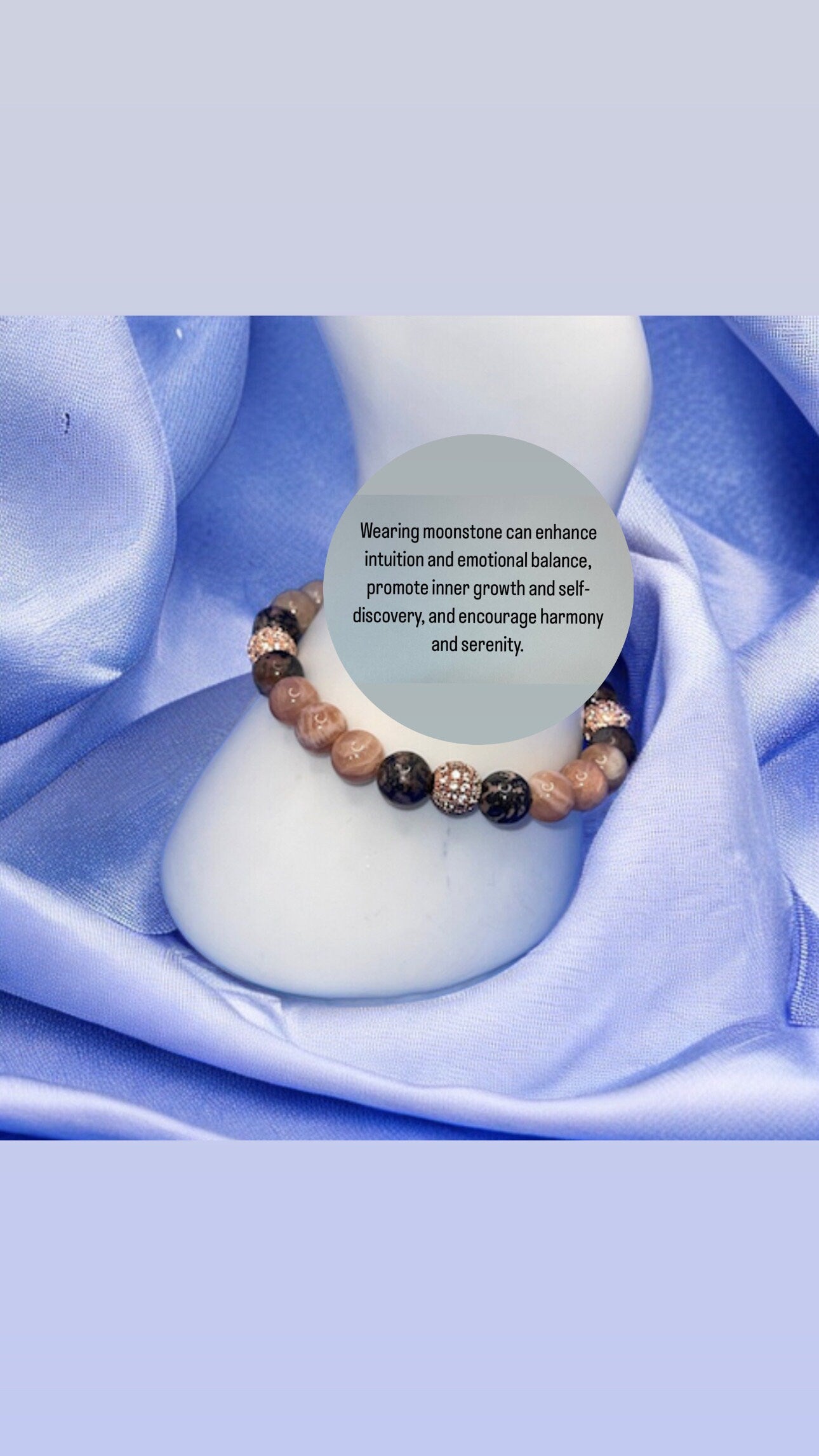 Moonstone Protection Bracelet: Divine Femininity and Spiritual Purity