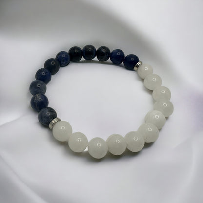 Sodalite and White Jade