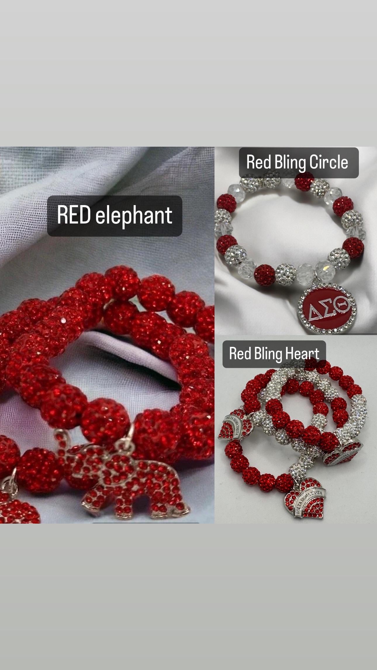 Sorority Bracelets(Crimson and Cream)