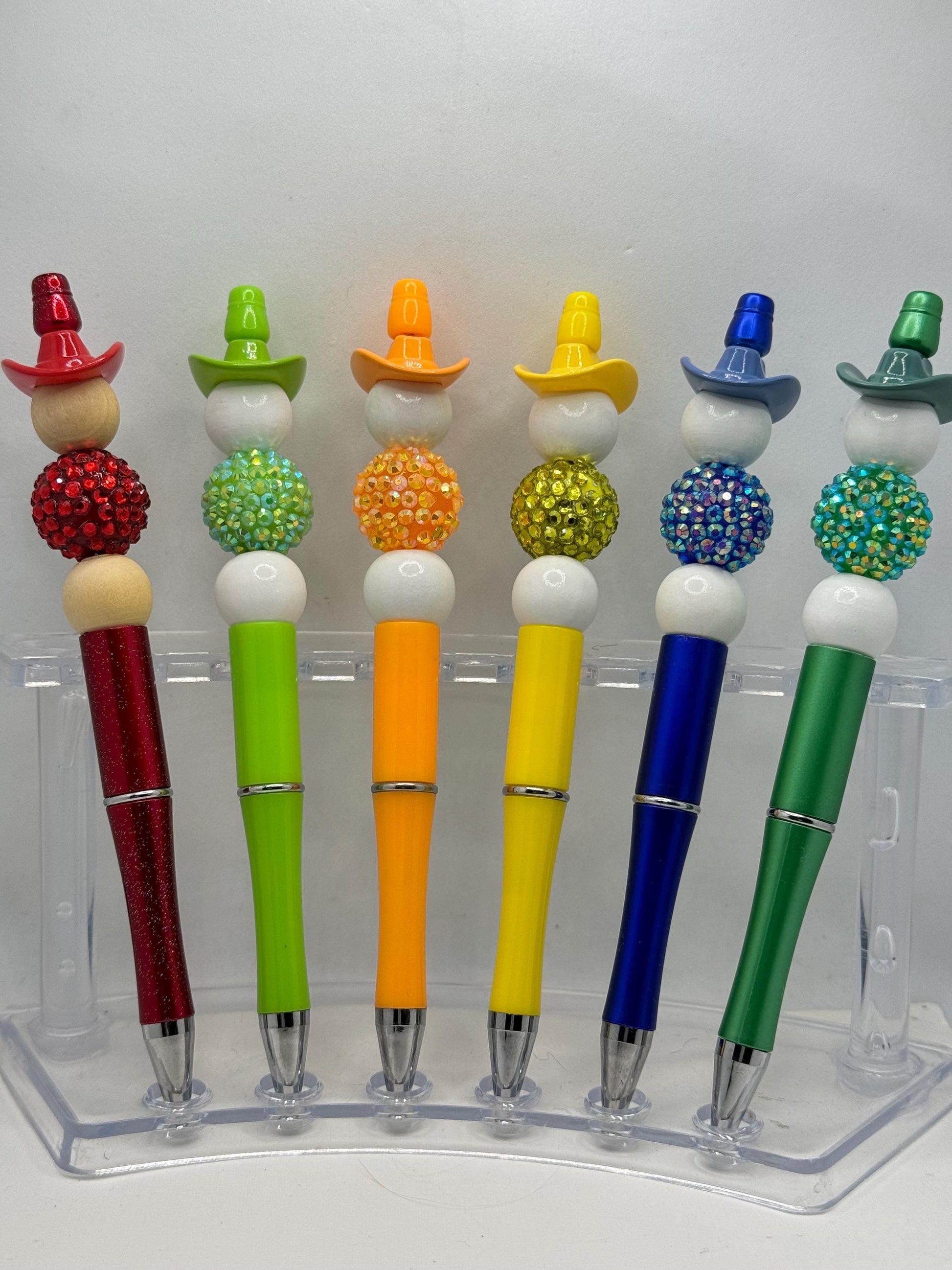 Cowboy COLE Beaded Pens: Western Charm with a Touch of Sparkle