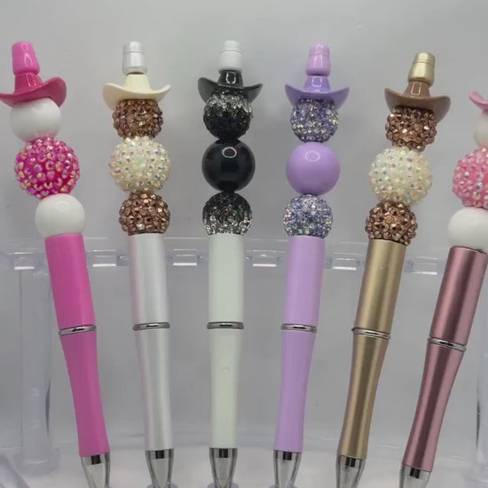 Cowboy COLE Beaded Pens: Western Charm with a Touch of Sparkle