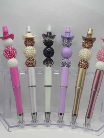 Cowboy COLE Beaded Pens: Western Charm with a Touch of Sparkle