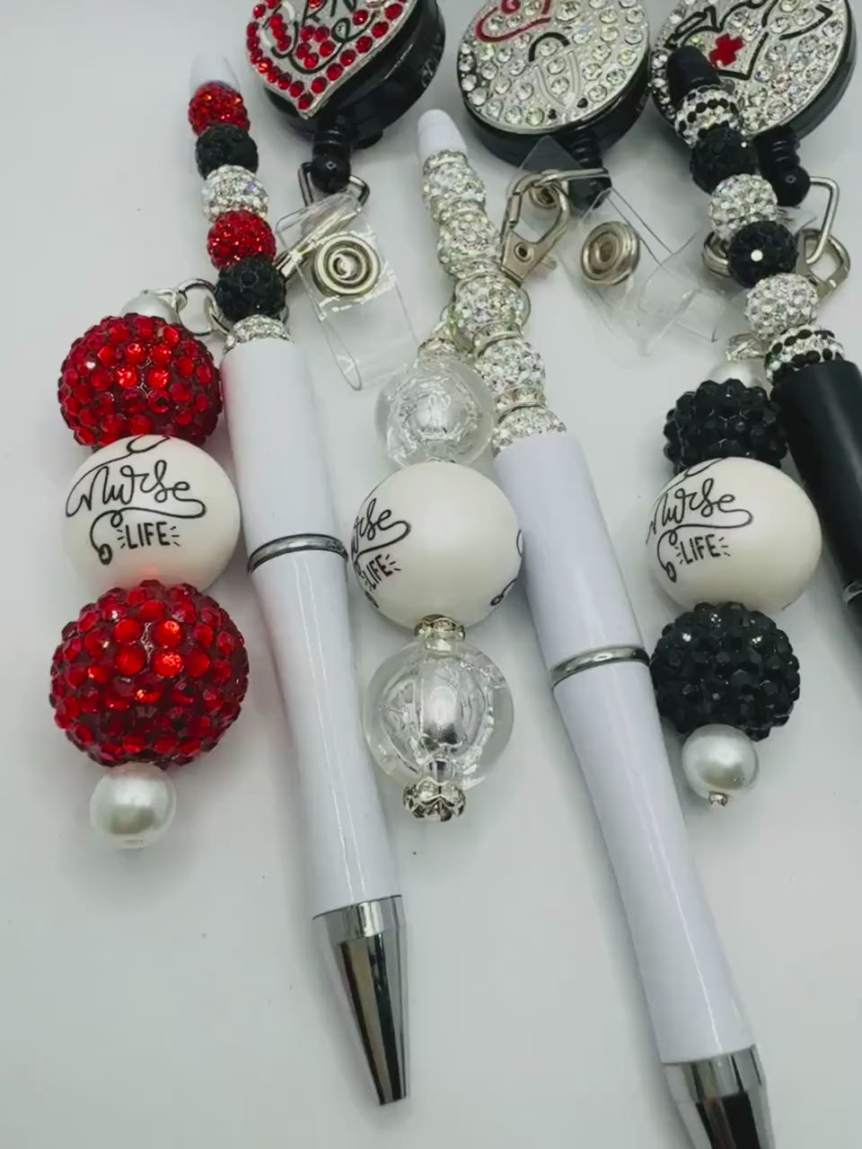 Nurse Life Beaded Pen & Badge Reel Set – Limited Edition!